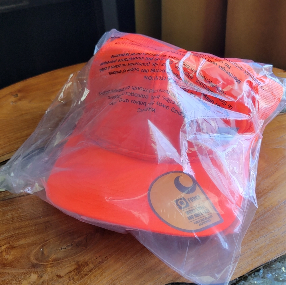 Orange Color Enhanced Carhatt Cap NWT